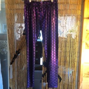 Ladies XXXL majestic mermaid leggings in purple